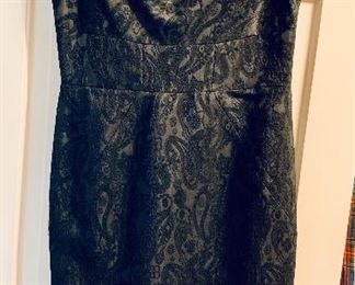 $75: Brooks Brothers NWT $298; black cap sleeve cocktail dress; Size 10