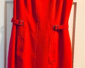 $30; Chetta B red cap sleeve dress; size 8