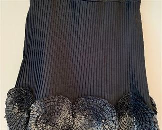 $75; Gorgeous pleated and embellished skirt; no tags; likely size 6/8