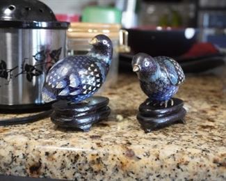 Cloisonne birds