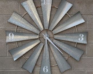Windmill Clock