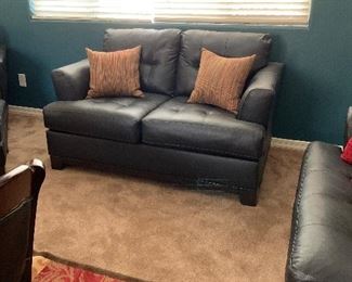 Ashley Sofa, Loveseat and Chair w Ottoman