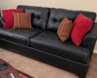 Ashley Sofa, Loveseat and Chair w Ottoman