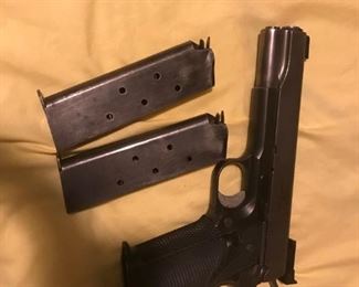45 caliber pistol 1912 colt slide $900