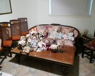 Shabby Chic Sofa, Chairs, Vintage to Newer Dolls