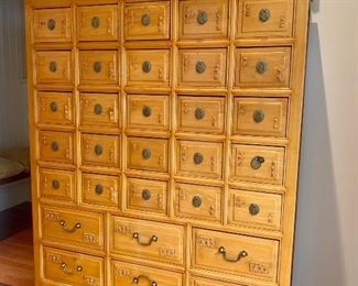 Chinese medicine cabinet, 59β tall by 49β wide by 20β deep