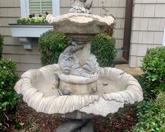 Cement fountain