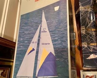 Radio controlled sailboat, new in box kit