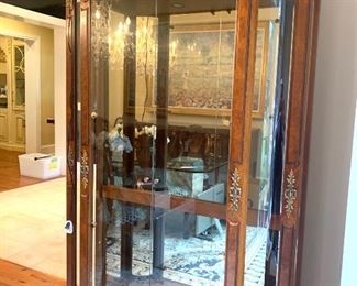 Henredon display cabinet