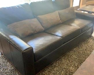 Stickley leather sofa