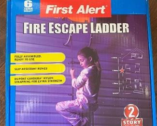 There are 3 fire escape ladders