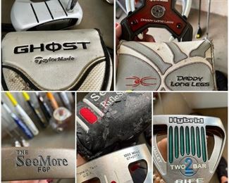 Golf putters: TaylorMade Ghost, Daddy long legs. See More, Rife Two Bar