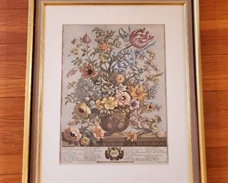 Flowers of the Month...those in reddish/brown matting measure 23" x 18.5"