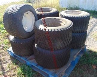 LOT 9 Pallet of 8 tires Topo Tuff trac 24x 12x 12 NHS,