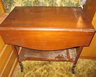 Mid-Century Drop Leaf Accent Table