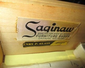 Fabulous Mid-Century Saginaw Furniture Bar Console Cabinet