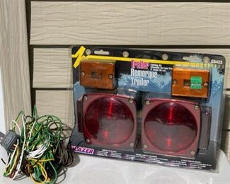 REDUCED!  $12.00 NOW, WAS $16.00.............Trailer Lights and wire (B019)