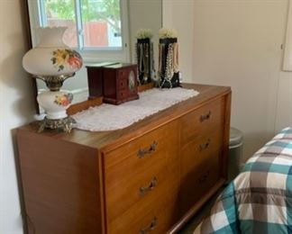 Pair of Twin Beds and One Dresser (Set B)