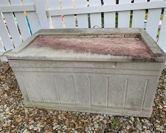 REDUCED!  $11.25 NOW, WAS $15.00............Outdoor Storage Trunk, could use new paint 52” x 29”, 26” tall  (B220)