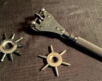 HALF OFF !  $22.50 NOW, WAS $45.00..............Watchmakers Sprocket Pocket Watch Key Wrench Tool and more (B472)