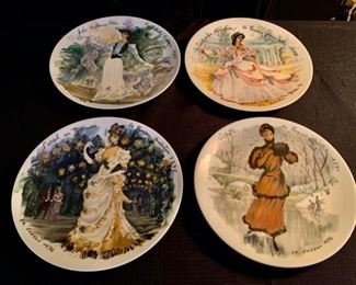 CLEARANCE !  $4.00 NOW, WAS $12.00...........Set of 4 Plates (B413)