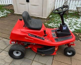 $400.00..............Turf Master 11.5 HP 30" Cut , New Battery, works great (B393)