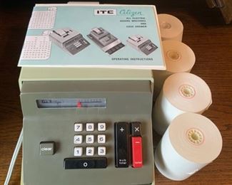 CLEARANCE!  $15.00 NOW, WAS $50.00..............ITC Citizen Electric Adding Machine and Cash Drawer (B620)