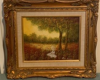CLEARANCE !  $30.00 NOW, WAS $80.00............Oil Painting 15" x 13" (B534)