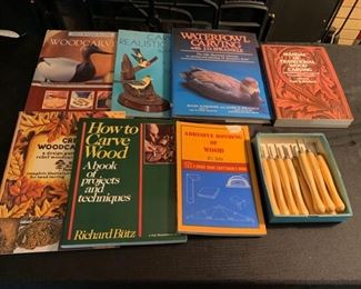 Woodcarving Tools and Books Goes with Automach Machine  (B477)