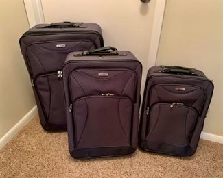 CLEARANCE !  $15.00 NOW, WAS $50.00...............Set of TAG Luggage very clean (B653)