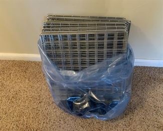 REDUCED!  $11.25 NOW, WAS $15.00..............Metal Cube Shelf Unassembled (B654)