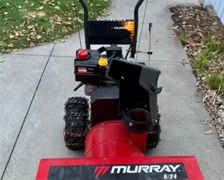 Murray 5/24 Electric Start Snowblower, works great 
