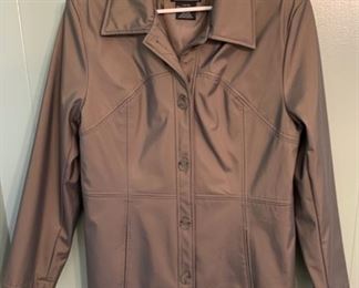 CLEARANCE !  $6.00 NOW, WAS $16.00.............OUTBROOK LARGE 12/14 Rain Coat (S37)