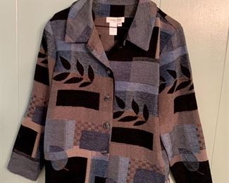 CLEARANCE !  $6.00 NOW, WAS $16.00...............Coldwater Creek Size Petite Medium Jacket (S25)