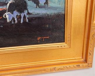 Paul Youngman “In the Moonlight” Oil on Board