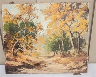 Hilda Bristow “The Little Arroyo” Oil on Canvas Plein Air