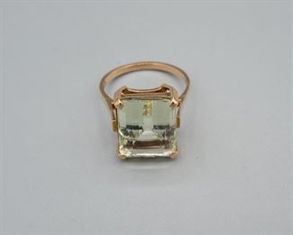 14K Aquamarine