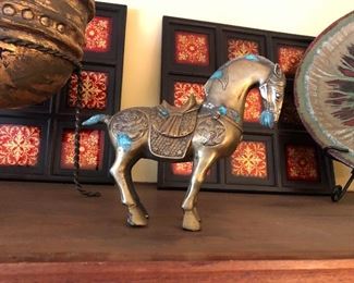 Vintage Bronze Horse