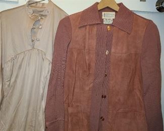 Vintage jacket and dress
