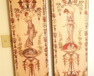 Pair of decorative panels