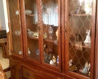 Country French display cabinet