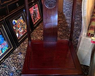 Antique Asian Rosewood Chairs