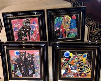 Jiang Tiefeng
“Cats Suite” Four Piece
Limited Edition Serigraphy 195/300