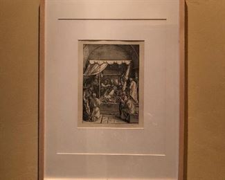 No Title-from the Small Passion Series Artist: Albrecht Durer Medium: Woodcut Print 8.5" x 11.5"