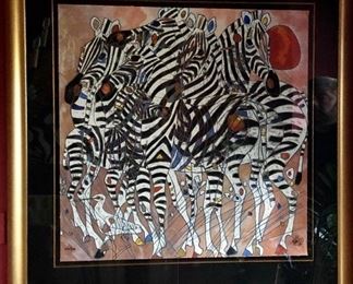 Jiang Tiefeng
“ZEBRAS”
Limited Edition Serigraph 213/300
1991
