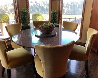 Granite Table w/ Lazy Susan