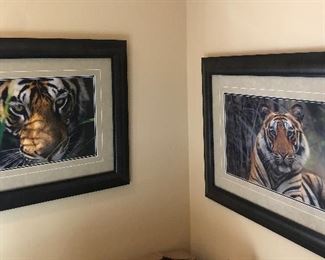 "Tiger Eyes" 565/1200 and " Survivor" 796/1200 Medium: Photograph Artist:Thomas D. Mangelsen