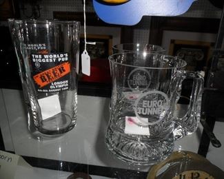 Beer glasses from Europe