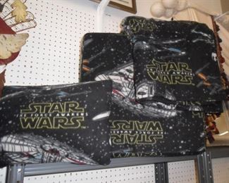 Star Wars foot rest, Blanket and Pillow. Great Christmas gift!