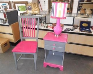 Chair and small side table reduced!!